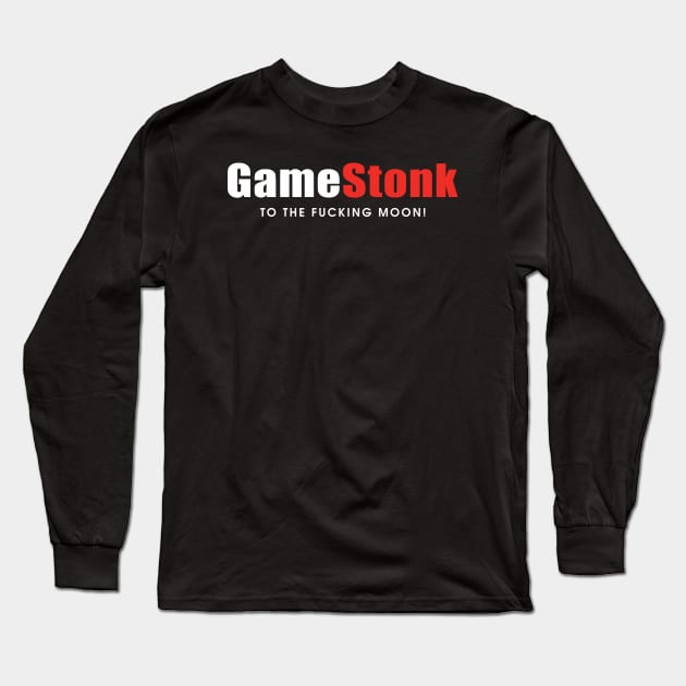 Gamestonk Long Sleeve T-Shirt by bellamuert3